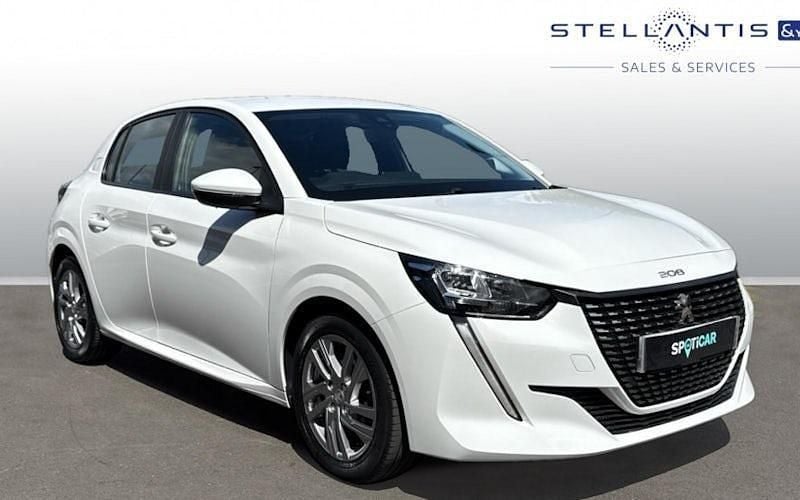 White Used 2020 Peugeot 208 Active Hatchback | £11,396 (Fair price) - Image 1/4