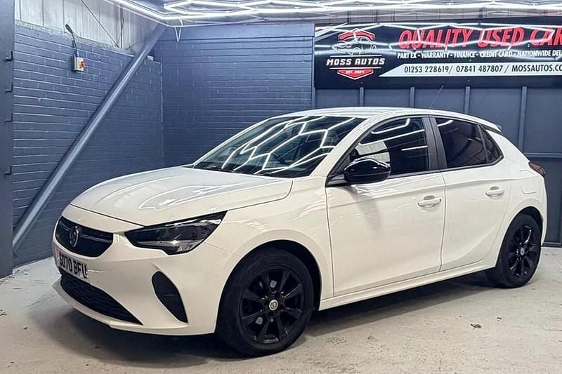 Used Vauxhall Corsa 75 HP (55 kW) 2021 White Hatchback