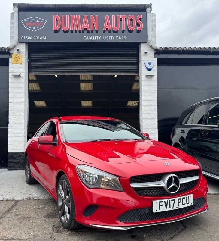 Red Used 2017 Mercedes CLA200 Sedan | £10,495 (Fair price) - Image 1/4