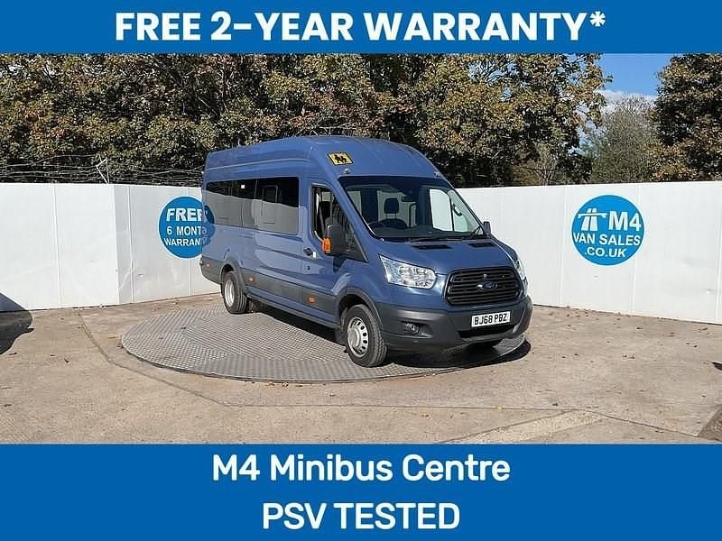 Blue Used 2018 Ford Transit Trend | £17,995 (Fair price) - Image 1/2
