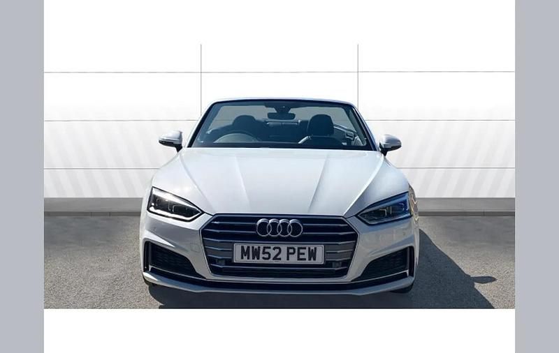 Used Audi A5 Cabriolet S-Line 190 HP (139 kW) 2019 White Cabriolet