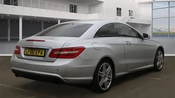 Used Mercedes E350 2010 Silver Coupe