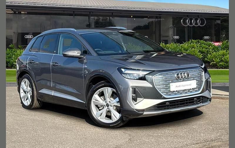 Grey Used 2025 Audi Q4 e-tron S-Line SUV | £33,990 (Expensive) - Image 1/4