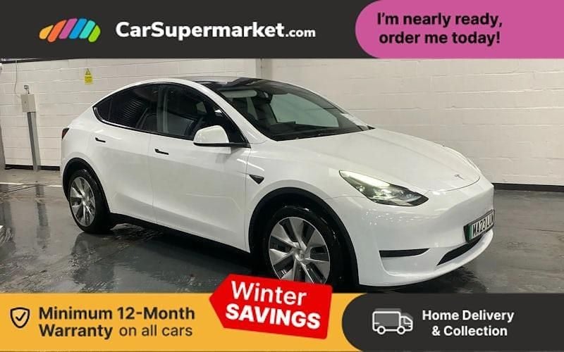 White Used 2023 Tesla Model Y RWD SUV | £23,197 (Fair price) - Image 1/3