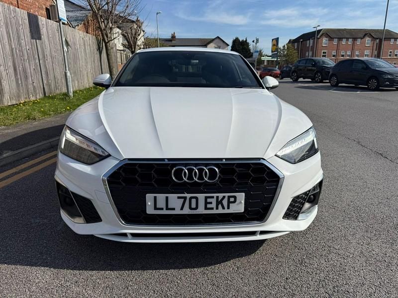Used Audi A5 S-Line 163 HP (119 kW) 2020 White Coupe