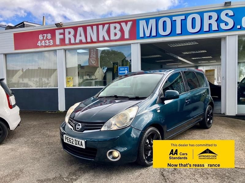 Blue Used 2012 Nissan Note N-TEC MPV | £5,495 (Fair price) - Image 1/2