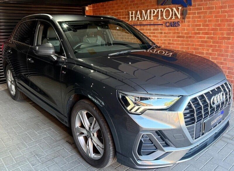 Grey Used 2019 Audi Q3 S-Line SUV | £18,890 (Fair price) - Image 1/4