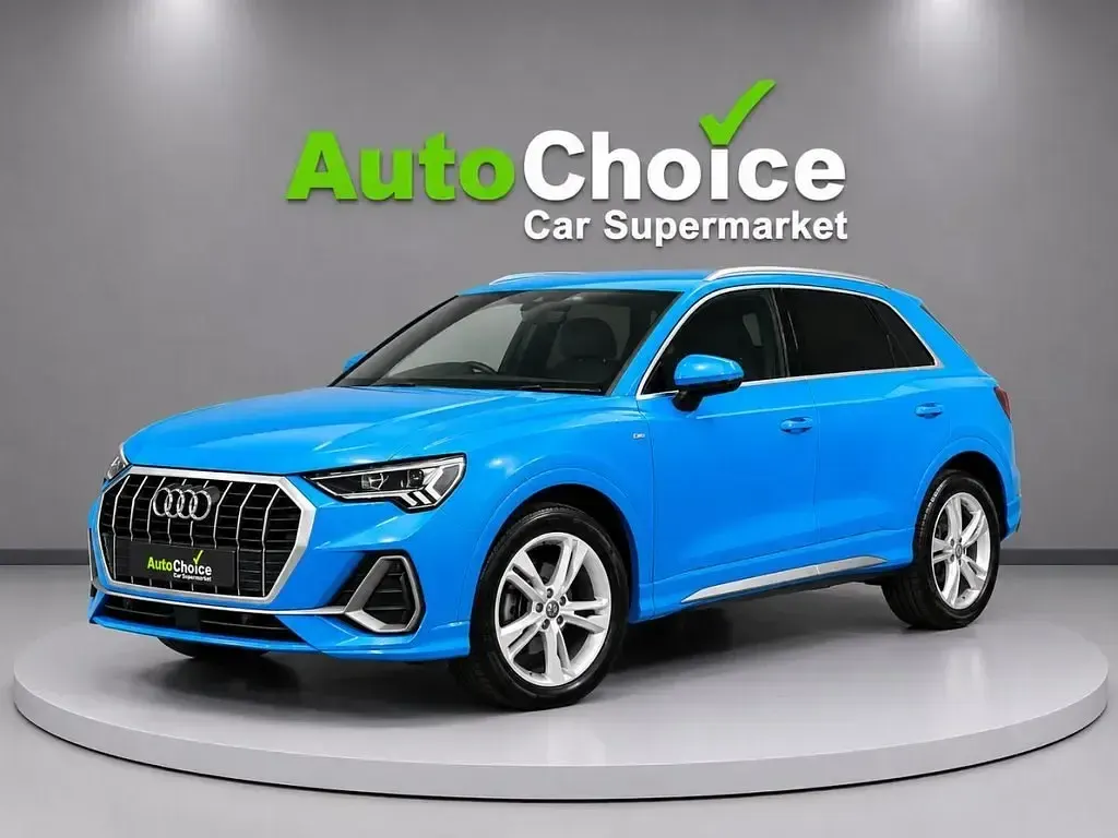 Used Audi Q3 S-Line 150 HP (110 kW) 2020 Blue SUV