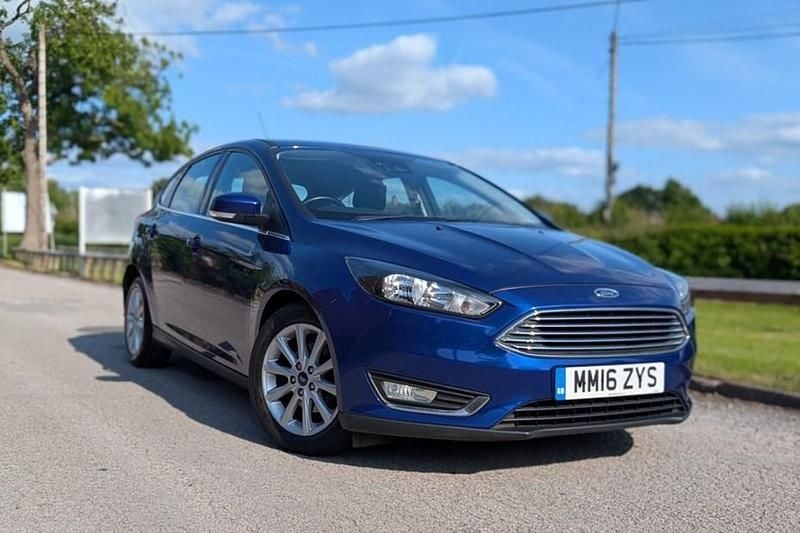 Blue Used 2016 Ford Focus Titanium Hatchback | £5,250 (Good price) - Image 1/1