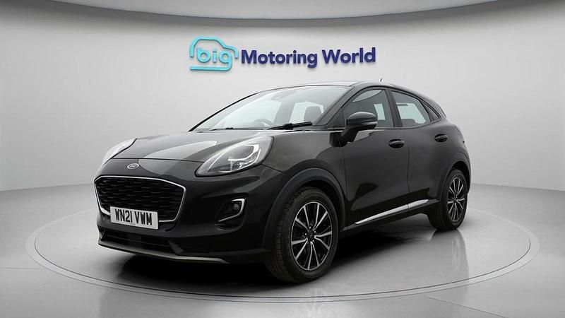 Used Ford Puma Titanium 125 HP (91 kW) 2021 Black SUV