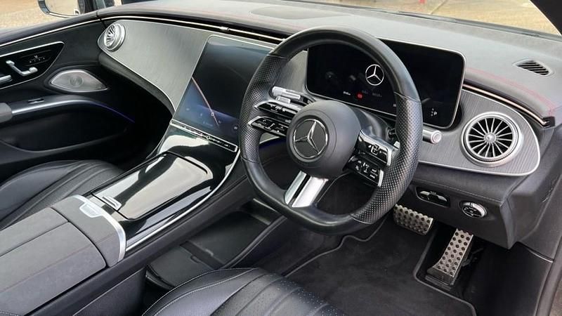 Used Mercedes EQS450+ AMG Line Premium 244 kW (333 HP) 2022 Obsidian black metallic Sedan