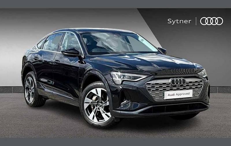 Black Used 2023 Audi Q8 e-tron Sport SUV | £35,500 (A bit pricey) - Image 1/4