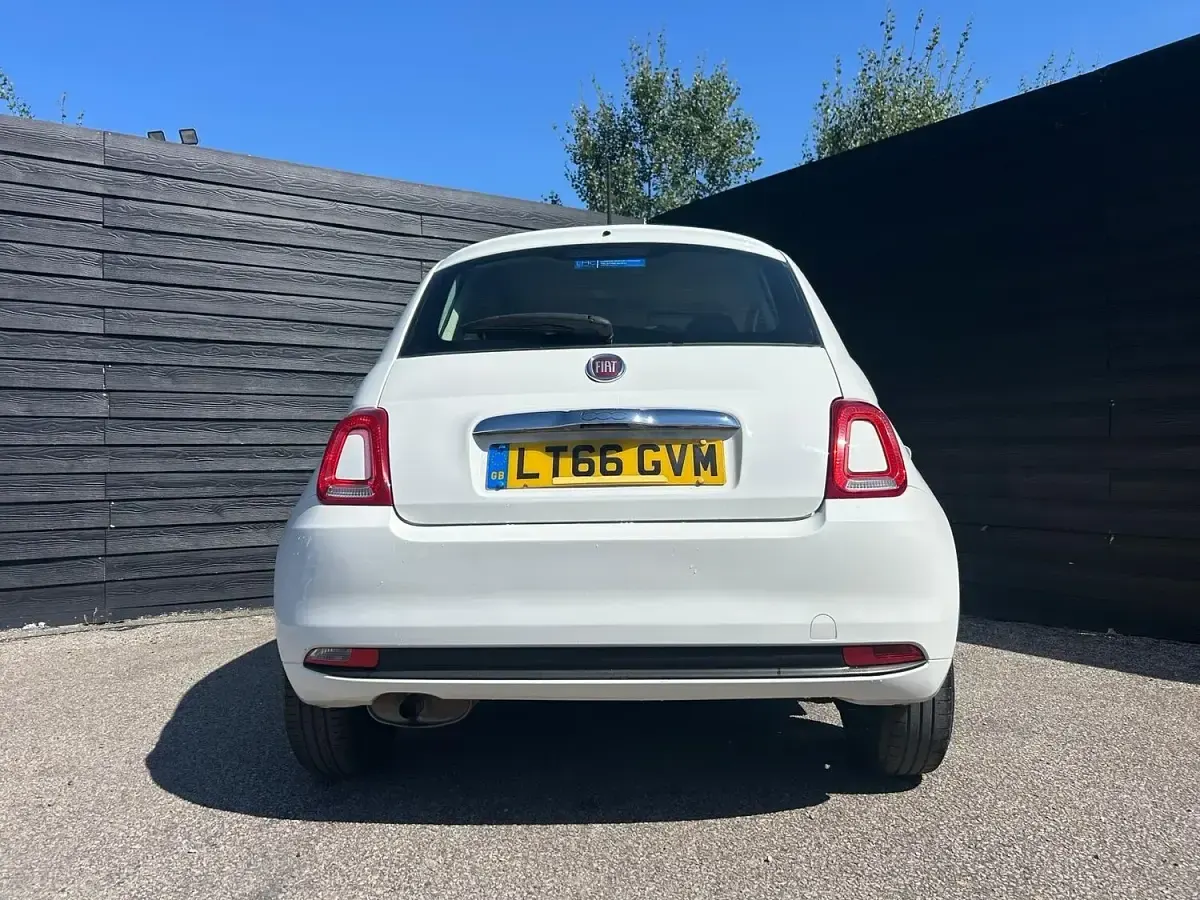 Used Fiat 500 Pop 69 HP (50 kW) 2016 White Hatchback