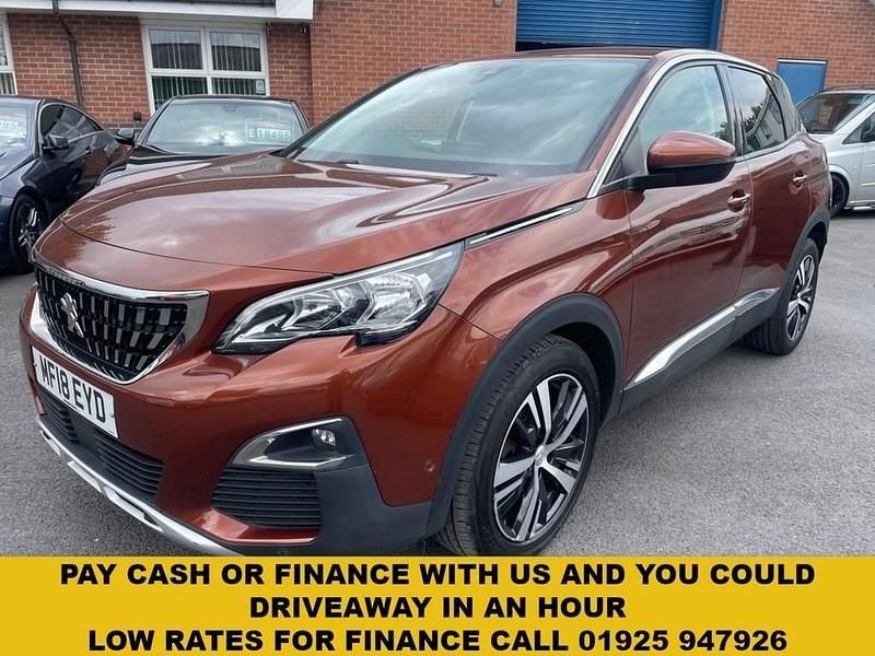 Bronze Used 2018 Peugeot 3008 Allure SUV | £10,495 (Fair price) - Image 1/4