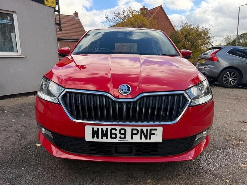 Used Skoda Fabia SE 60 HP (44 kW) 2020 Red Hatchback
