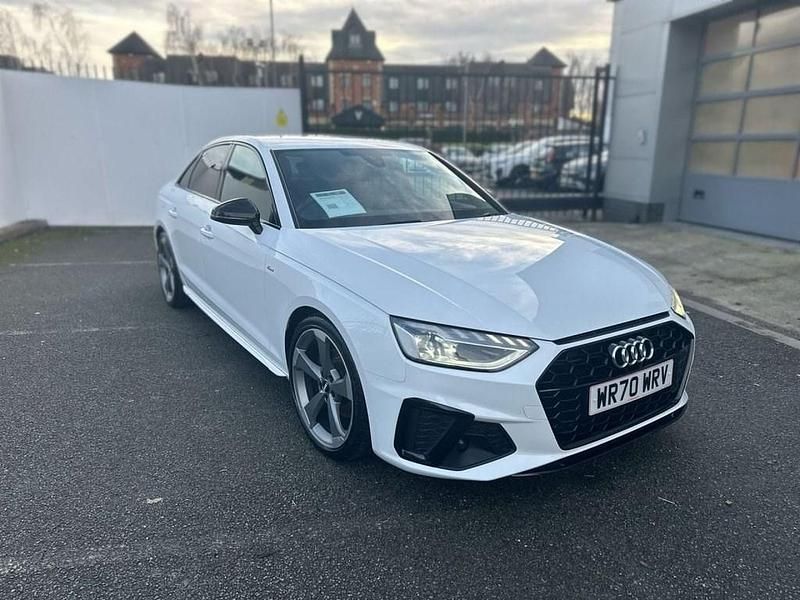 Used Audi A4 Black Edition 150 HP (110 kW) 2020 White Sedan