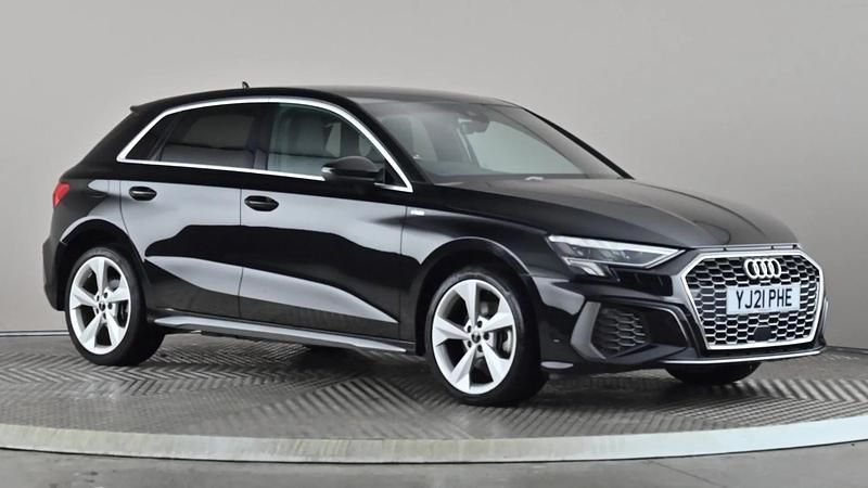 Black Used 2021 Audi A3 e-tron S-Line Hatchback | £26,698 - Image 1/4