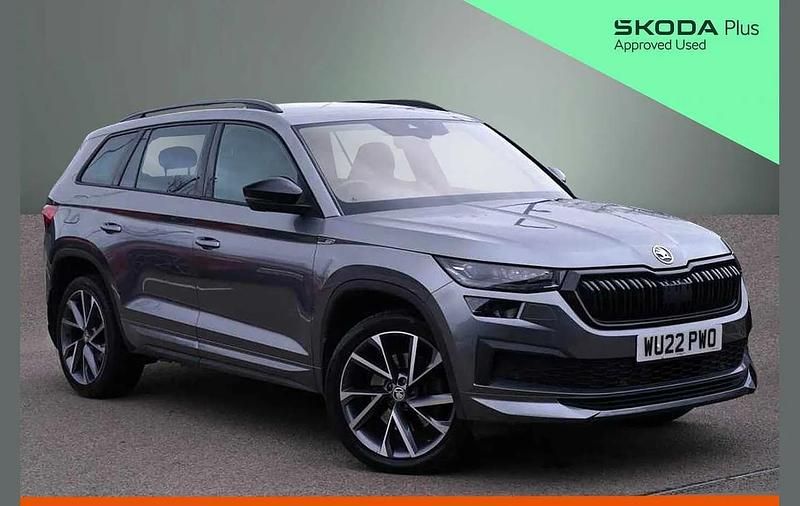 Used Skoda Kodiaq SportLine 147 HP (108 kW) 2022 Grey SUV