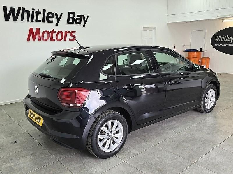 Used VW Polo SE 95 HP (69 kW) 2018 Black Hatchback