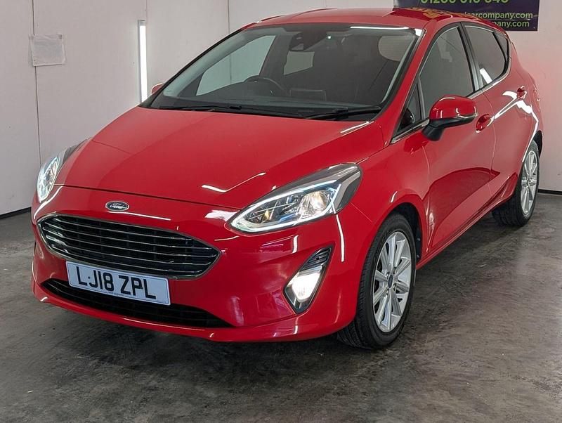 Red Used 2018 Ford Fiesta Titanium Hatchback | £6,500 (Fair price) - Image 1/3