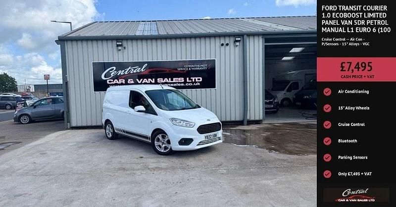 White Used 2022 Ford Transit Limited Van | £7,495 (Good price) - Image 1/4