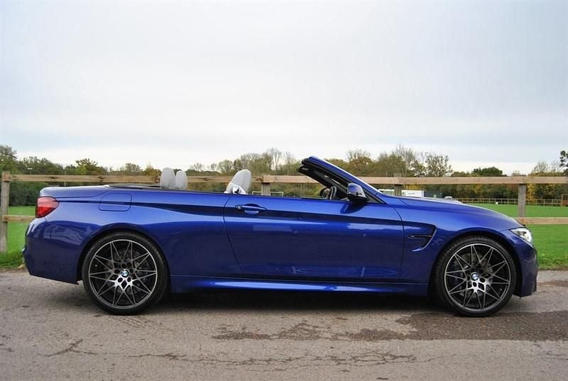 Used BMW M4 Cabriolet Competition Edition 450 HP (330 kW) 2020 Blue Cabriolet