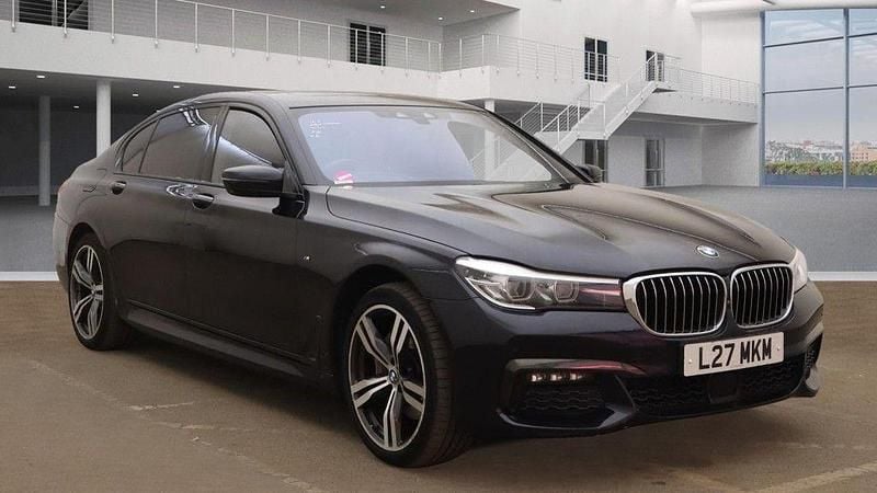 Black Used 2018 BMW 740L M Sport Sedan | £23,990 (Fair price) - Image 1/4