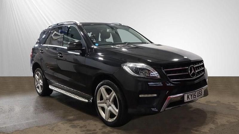 Used Mercedes ML350 AMG line 258 HP (189 kW) 2015 Black SUV
