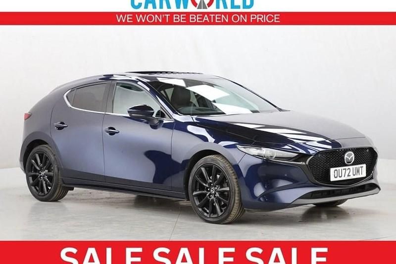Blue Used 2022 Mazda 3 Edition Hatchback | £14,700 (Fair price) - Image 1/1
