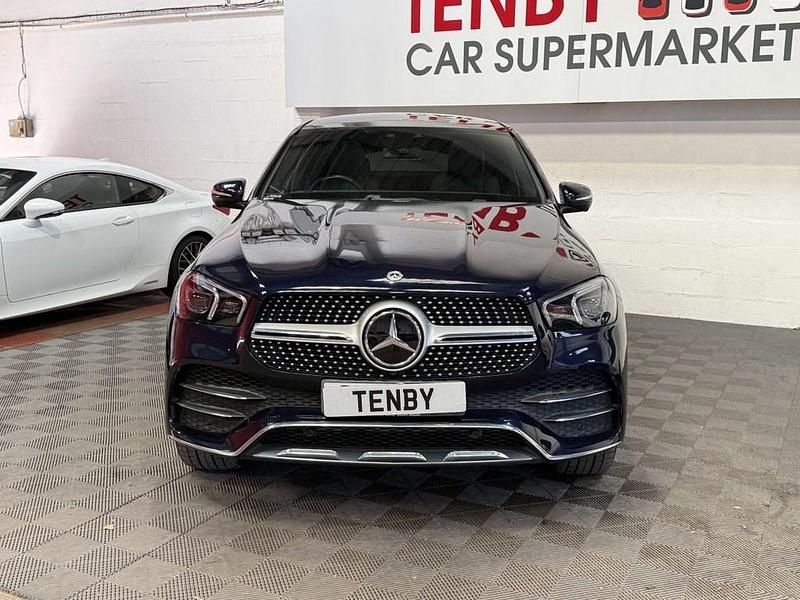 Used Mercedes GLE400 AMG line 2021 Blue Coupe