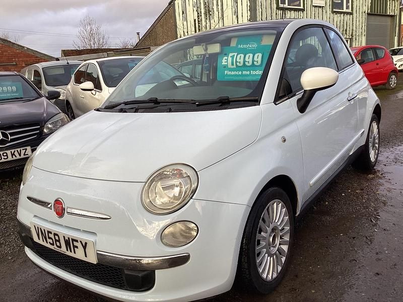 Used Fiat 500 Lounge 69 HP (50 kW) 2008 Blue Hatchback