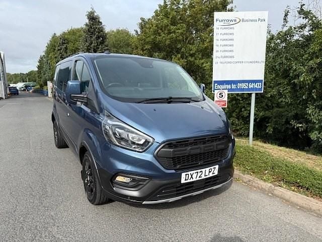 Used Ford Transit Custom 170 HP (125 kW) 2022 Blue Van