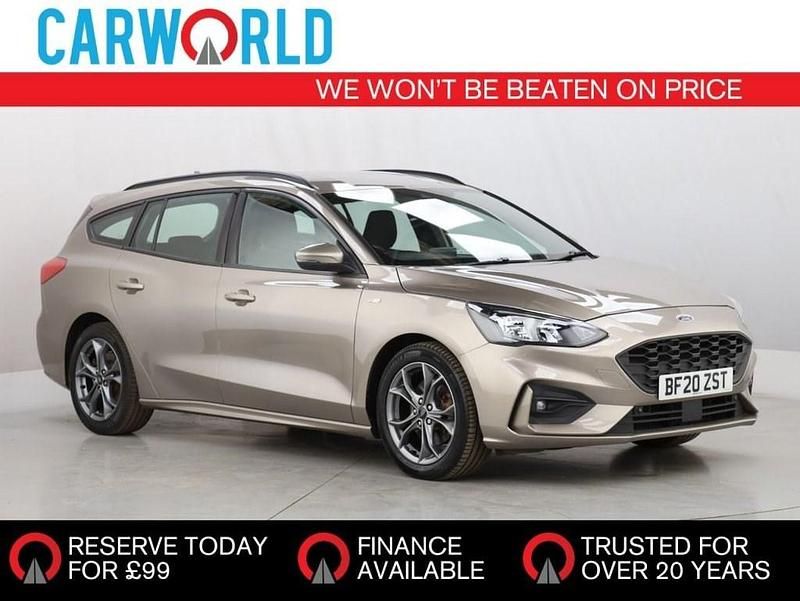 Silver Used 2020 Ford Focus ST-Line Estate | £7,991 (Super price) - Image 1/3