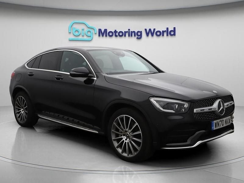 Black Used 2020 Mercedes GLC300 AMG line Coupe | £32,800 (Fair price) - Image 1/4