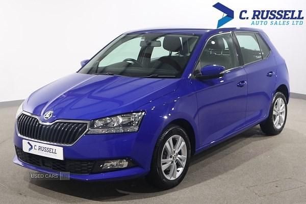 Blue Used 2021 Skoda Fabia SE Hatchback | £7,995 (Good price) - Image 1/4