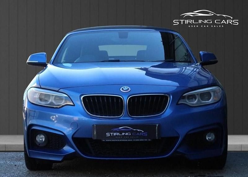 Used BMW 218 M Sport 150 HP (110 kW) 2016 Blue Cabriolet