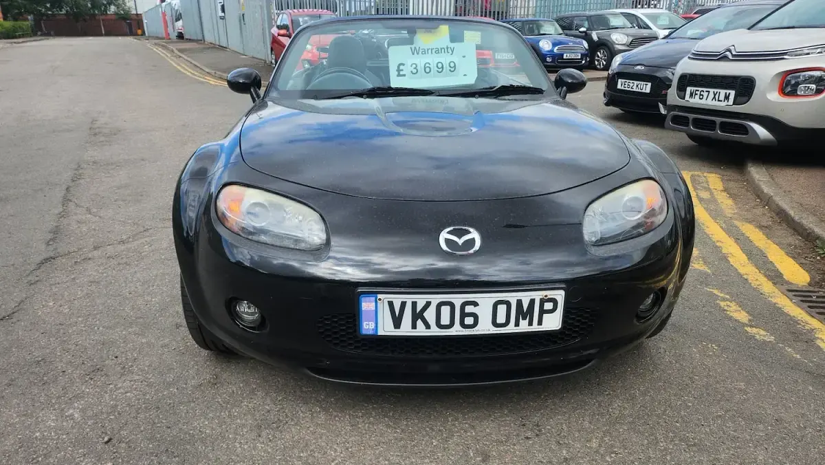 Used Mazda MX5 Inclusive 160 HP (117 kW) 2006 Black Cabriolet