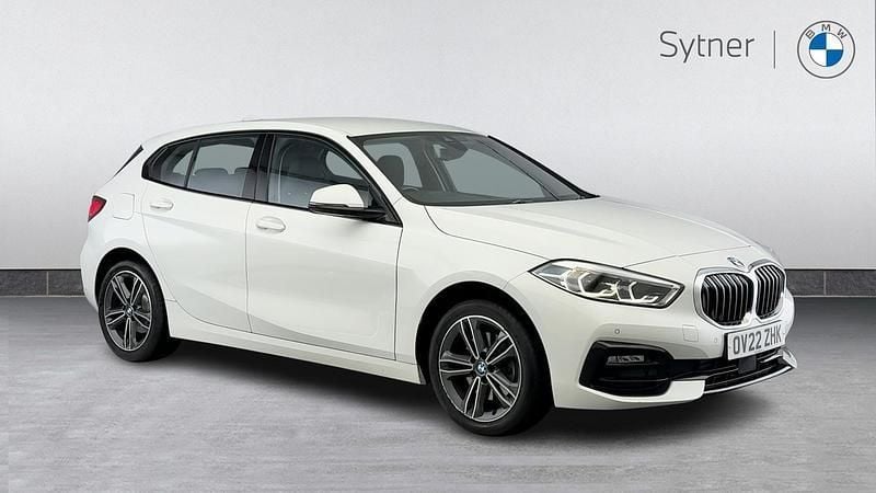 White Used 2022 BMW 118 Sport Line Hatchback | £18,000 (Good price) - Image 1/4