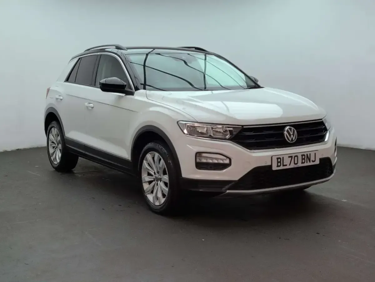 Used VW T-Roc SE 150 HP (110 kW) 2021 White SUV