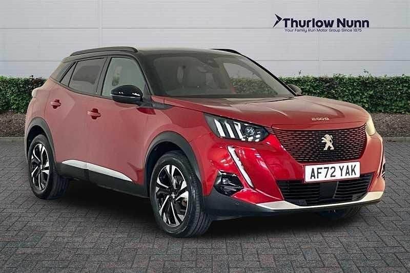 Red Used 2022 Peugeot e-2008 GTi SUV | £14,890 (Fair price) - Image 1/4