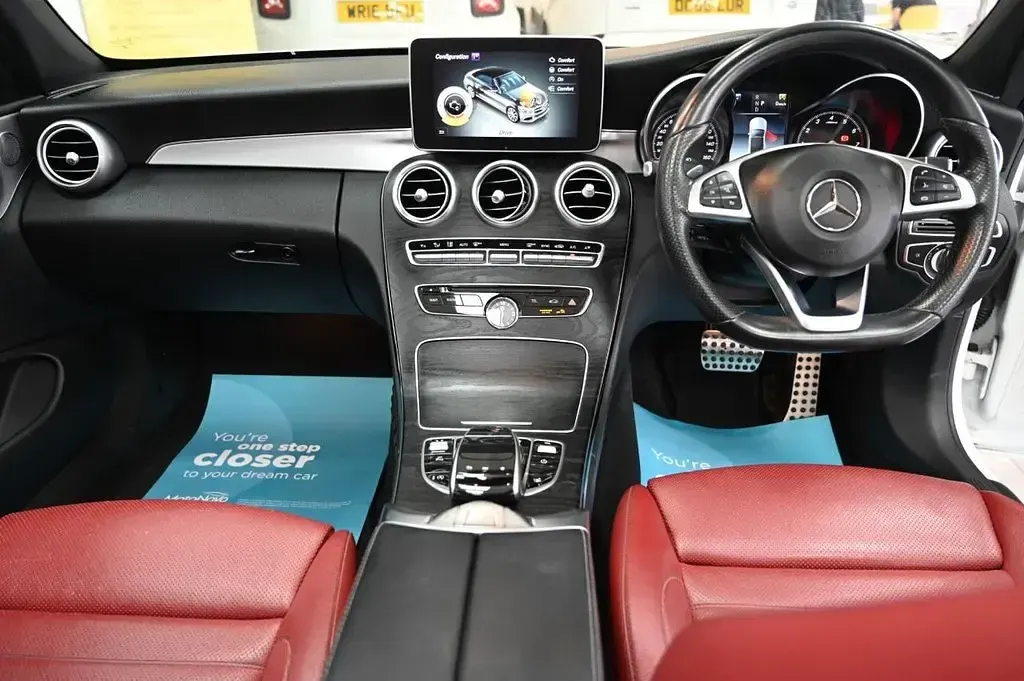 Used Mercedes C200 AMG Line Premium Plus 2018 White Cabriolet