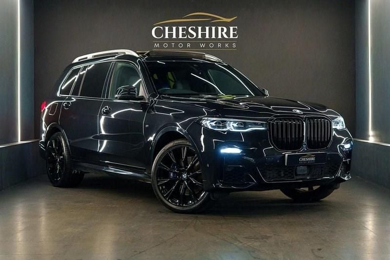 Black Used 2022 BMW X7 M Sport SUV | £50,990 (Good price) - Image 1/4
