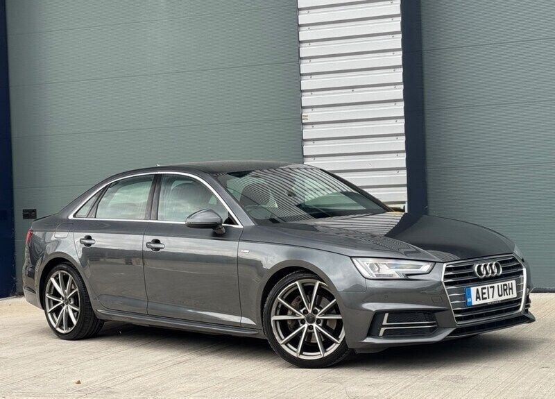 Grey Used 2017 Audi A4 S-Line Sedan | £6,990 (Good price) - Image 1/4