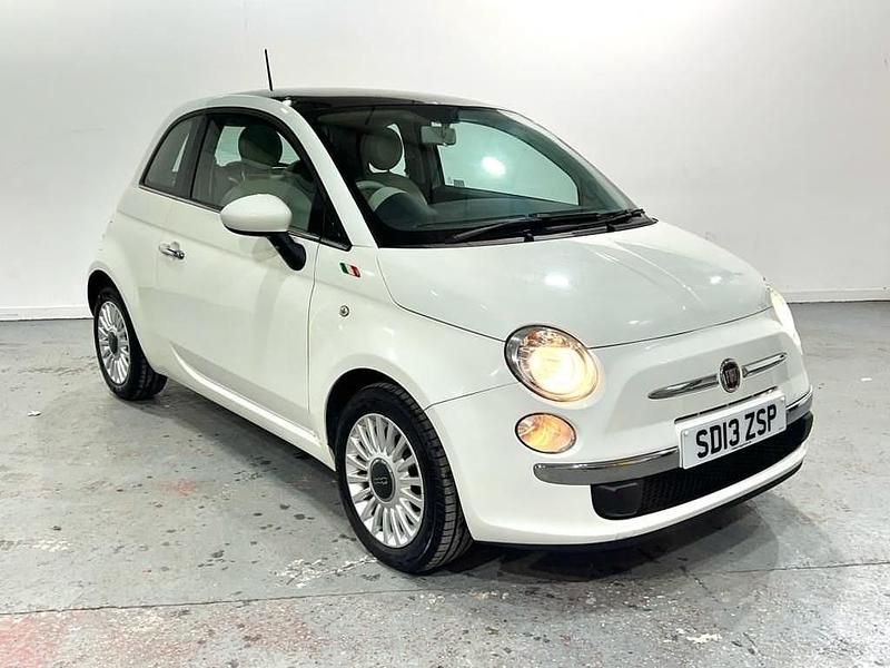 White Used 2013 Fiat 500 Lounge Hatchback | £4,295 (Super price) - Image 1/4