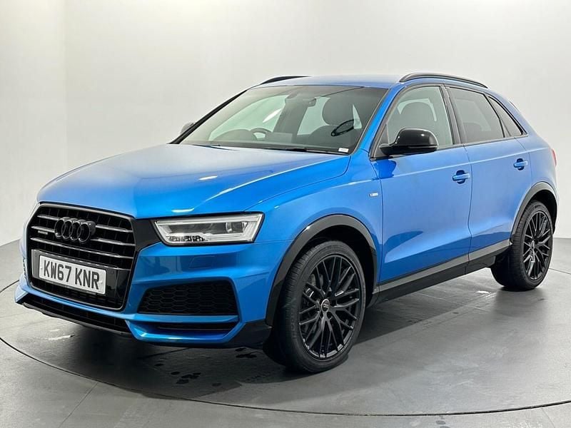 Used Audi Q3 Black Edition 180 HP (132 kW) 2018 Blue SUV