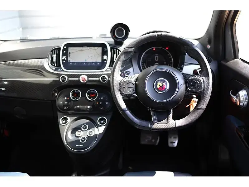 Used Abarth 695 180 HP (132 kW) 2017 Grey/blue Hatchback
