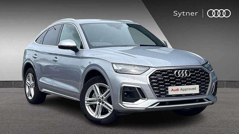 Silver Used 2022 Audi Q5 Sportback S-Line SUV | £35,000 (Fair price) - Image 1/4