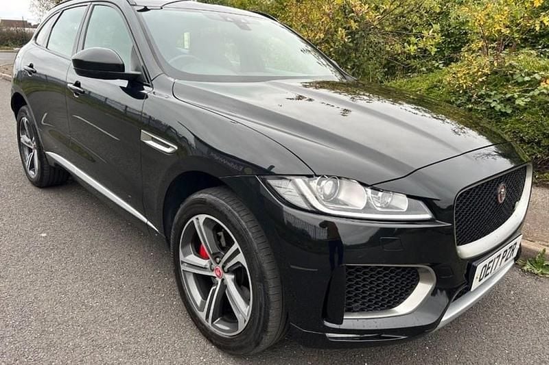 Black Used 2017 Jaguar F-Pace S SUV | £17,495 (Fair price) - Image 1/1