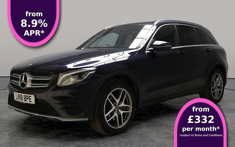 Blue Used 2018 Mercedes GLC220 AMG line Estate | £17,990 (Fair price) - Image 1/3