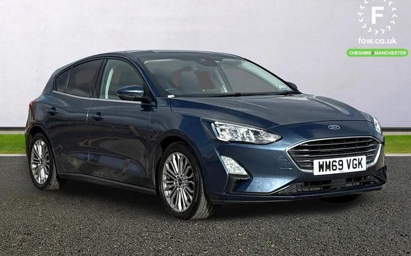 Blue Used 2020 Ford Focus Titanium X Hatchback | £10,599 (Fair price) - Image 1/4